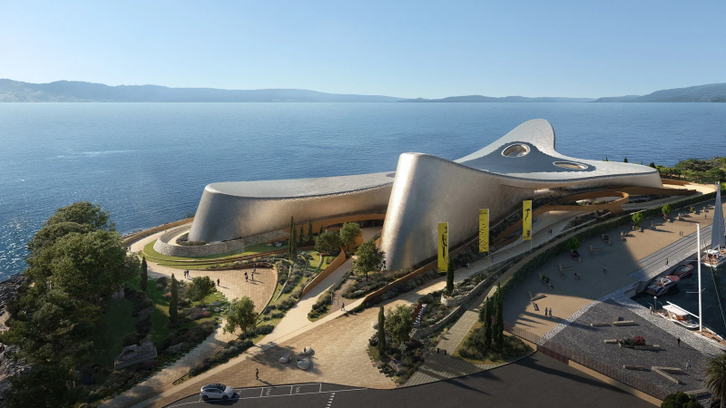 Zaha Hadid Architects спроектировала в Италии культурный центр, похожий на морскую звезду