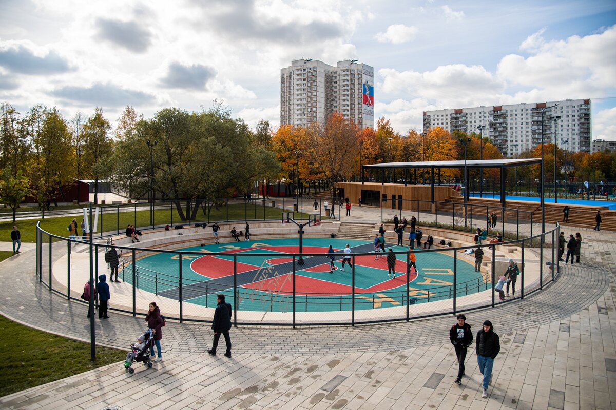 Парк Яуза, Москва, Россия, 2020 г.