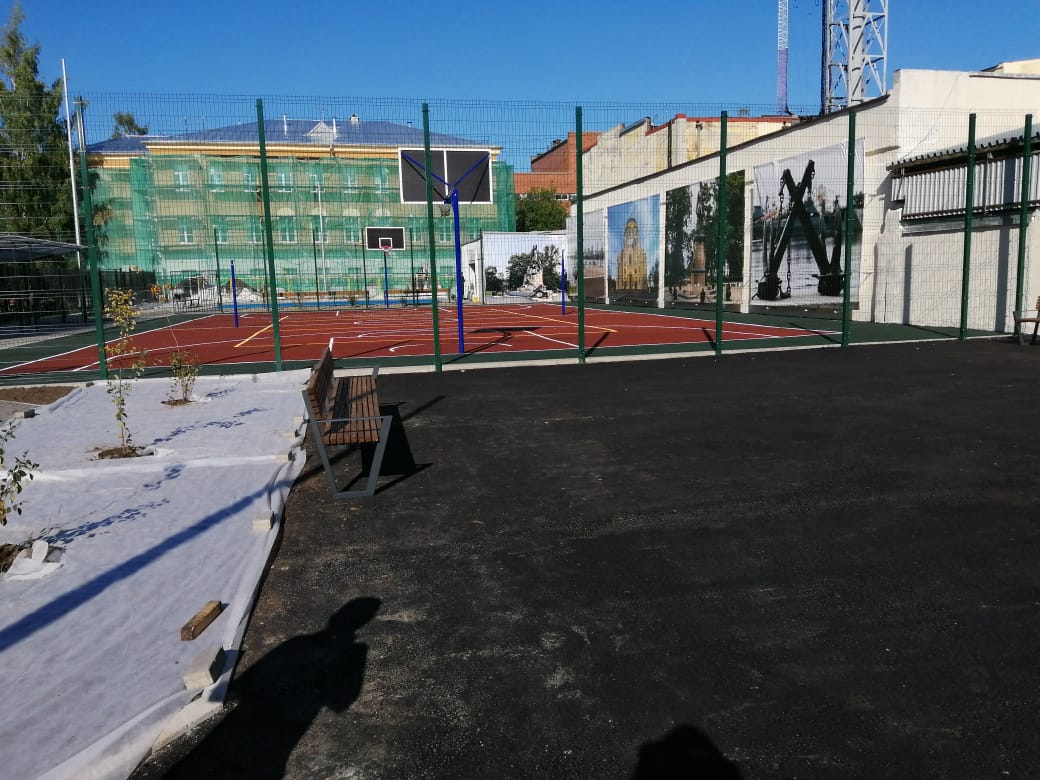 Спортивная площадка, г. Кронштадт, Санкт-Петербург, 2020 г.