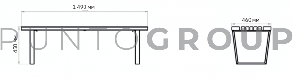 Cкамейка Бостон/Boston