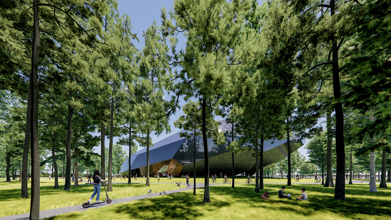 Open Architecture спроектировала в Китае космический музей  внеземного вида