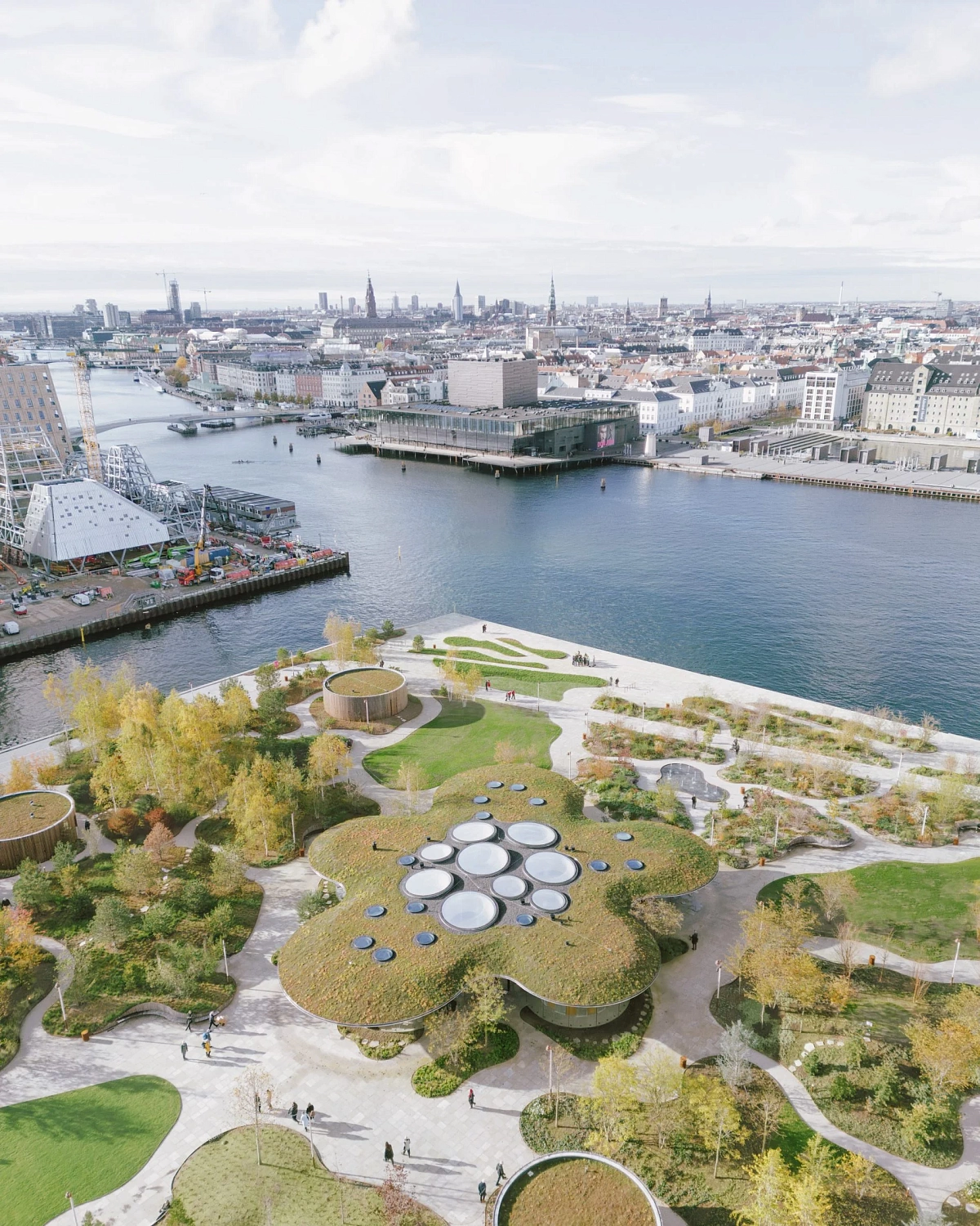 Новый Оперный парк: настоящий «зелёный оазис» в гавани Копенгагена