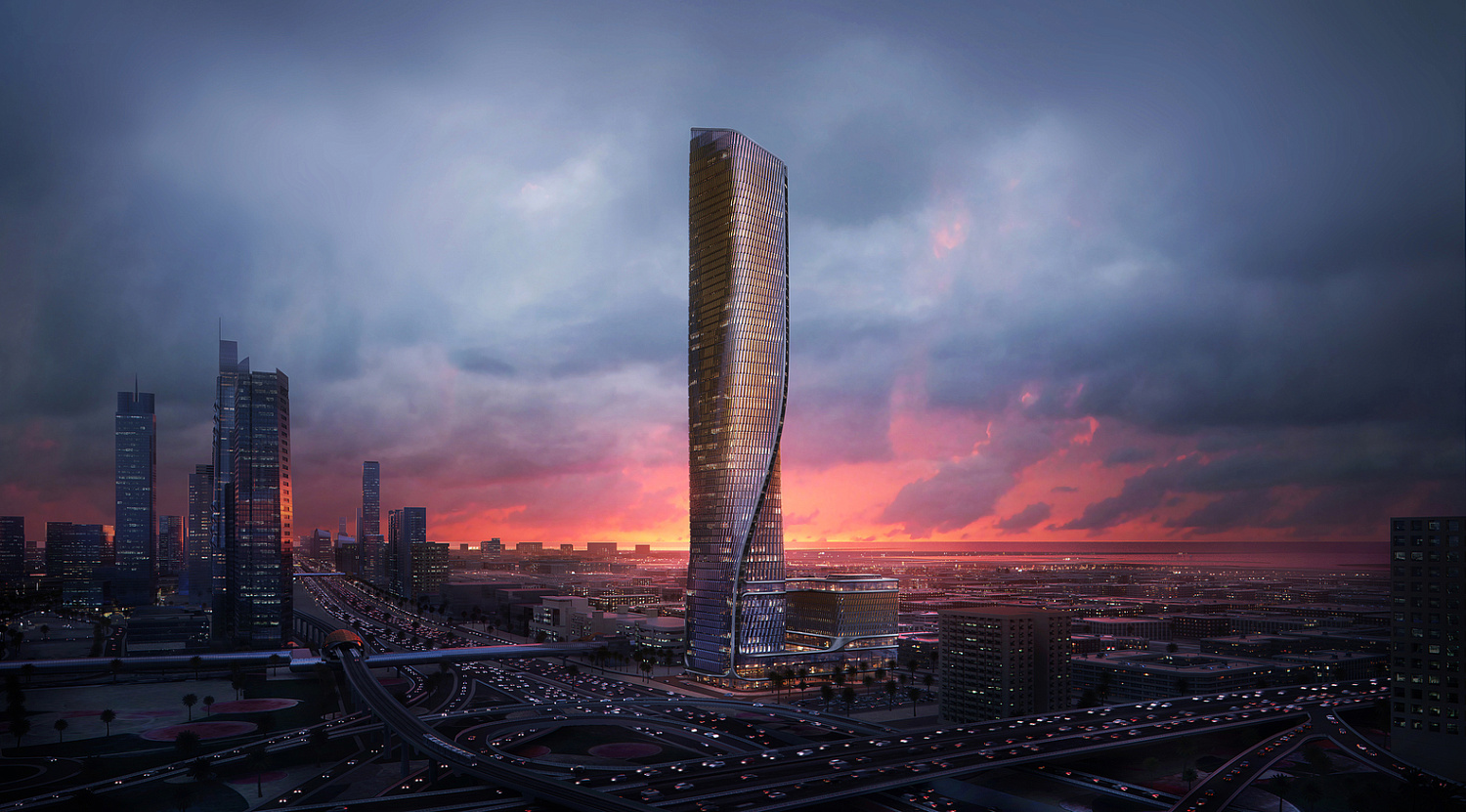 UNStudio опубликовали последние изображения хода строительства башни Wasl в Дубае