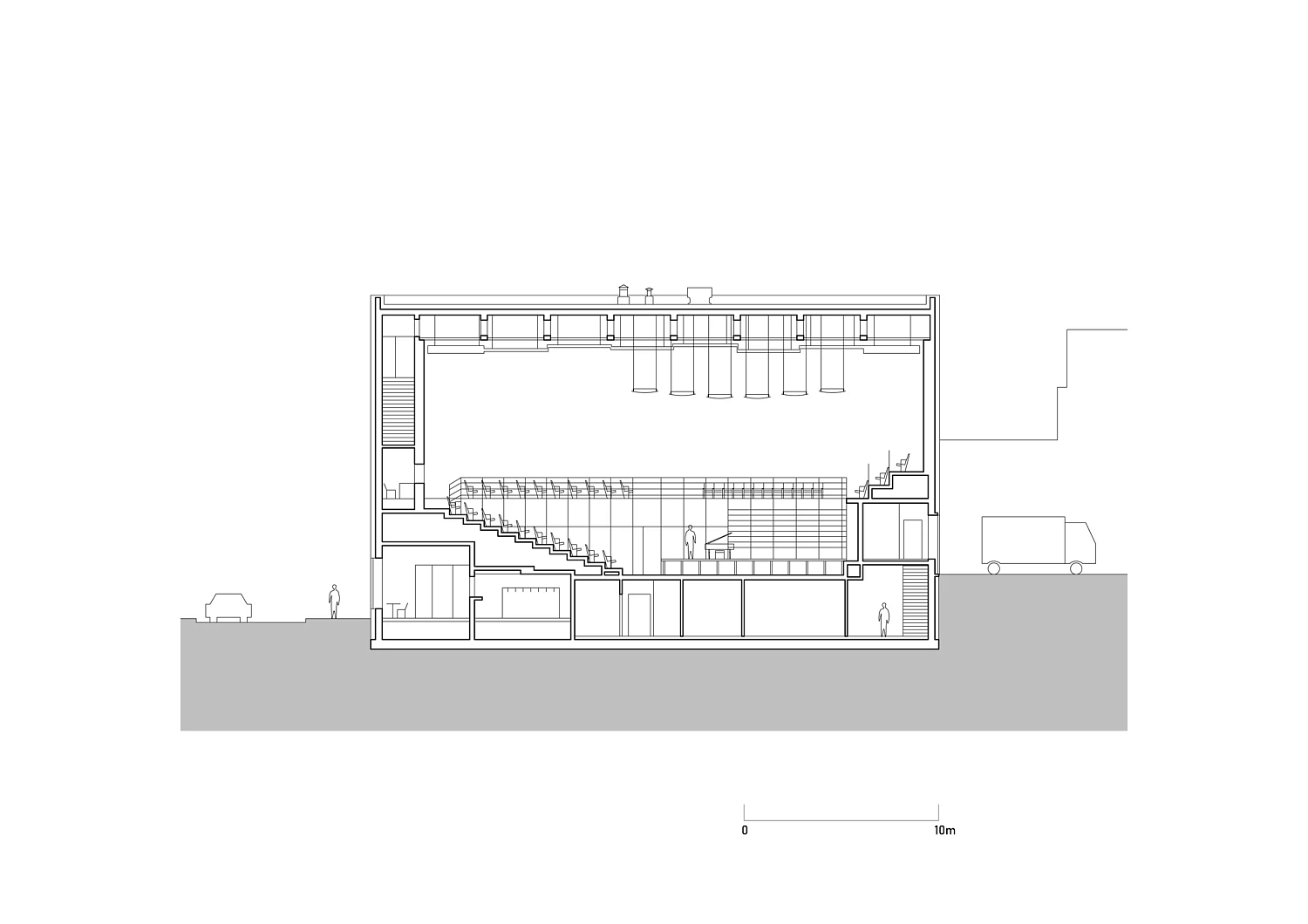 SLAS Architekci окутывает польский концертный зал зеркальным стальным фасадом
