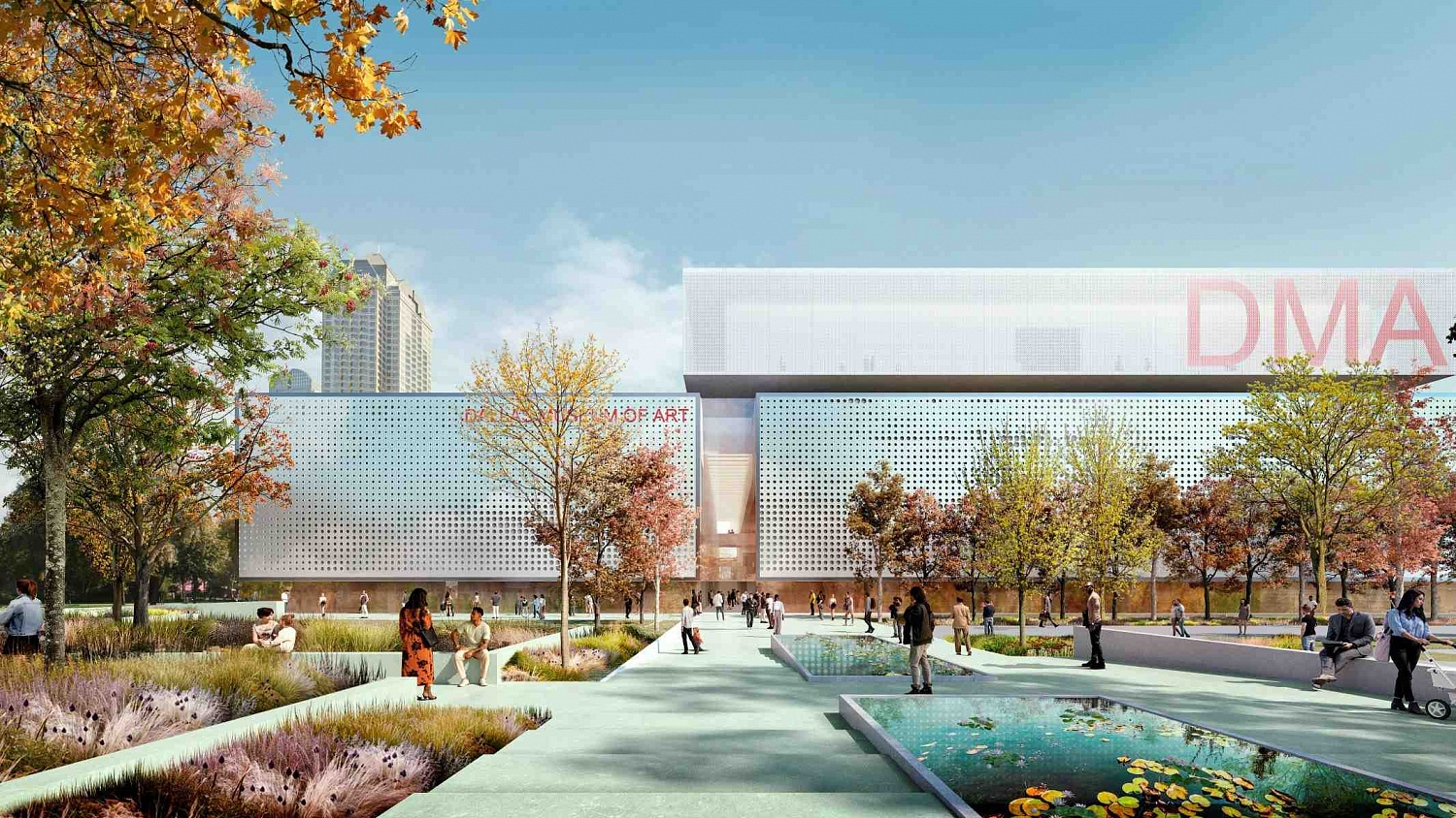 Nieto Sobejano Arquitectos спроектировал «плавающую» галерею для Художественного музея Далласа