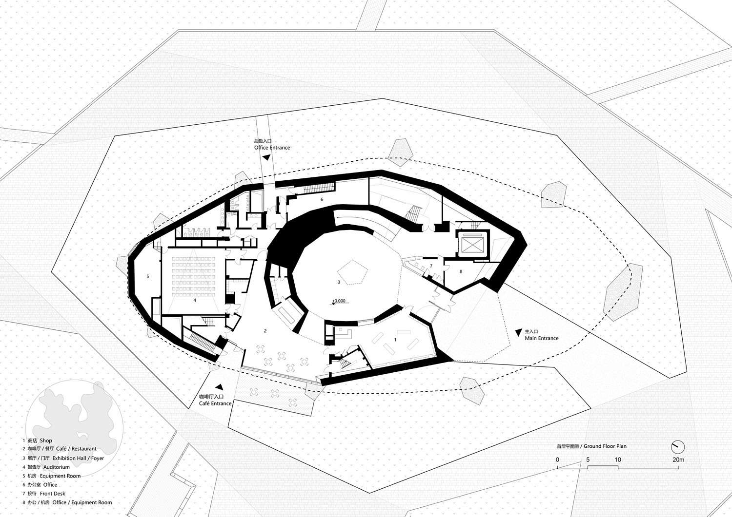 Open Architecture спроектировала в Китае космический музей  внеземного вида